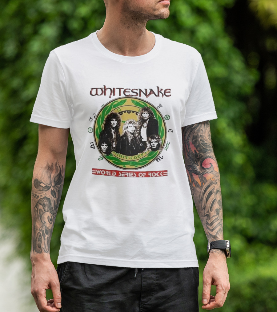 Whitesnake World Series Of Rock Tour Band Members T-Shirt