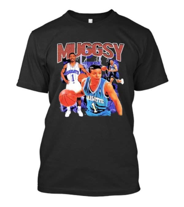 Muggsy Bogues Charlotte Basketball Legend T-Shirt