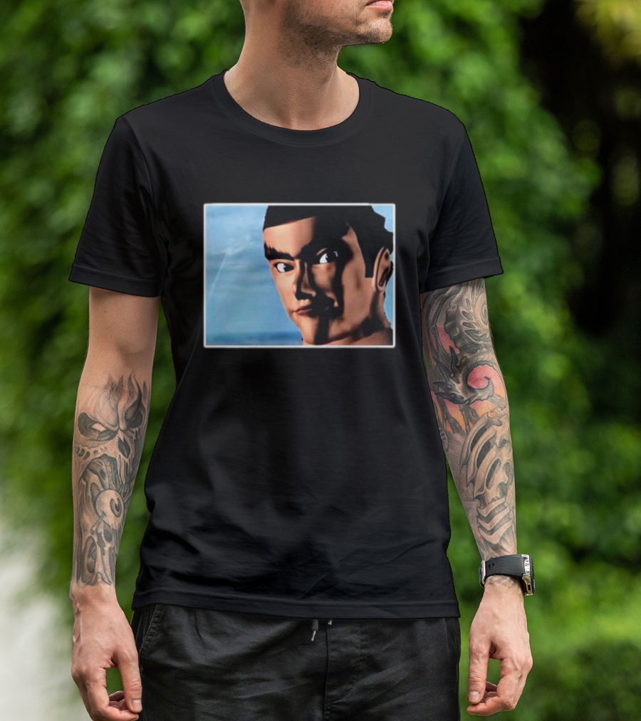 Tekken Kazuya Mishima Retro Image T-Shirt
