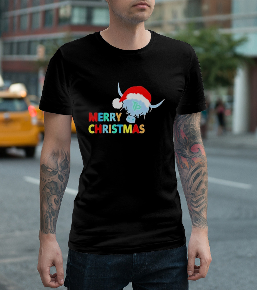 Merry Christmas TP Tom Pemberton Farm Life Christmas T-Shirt