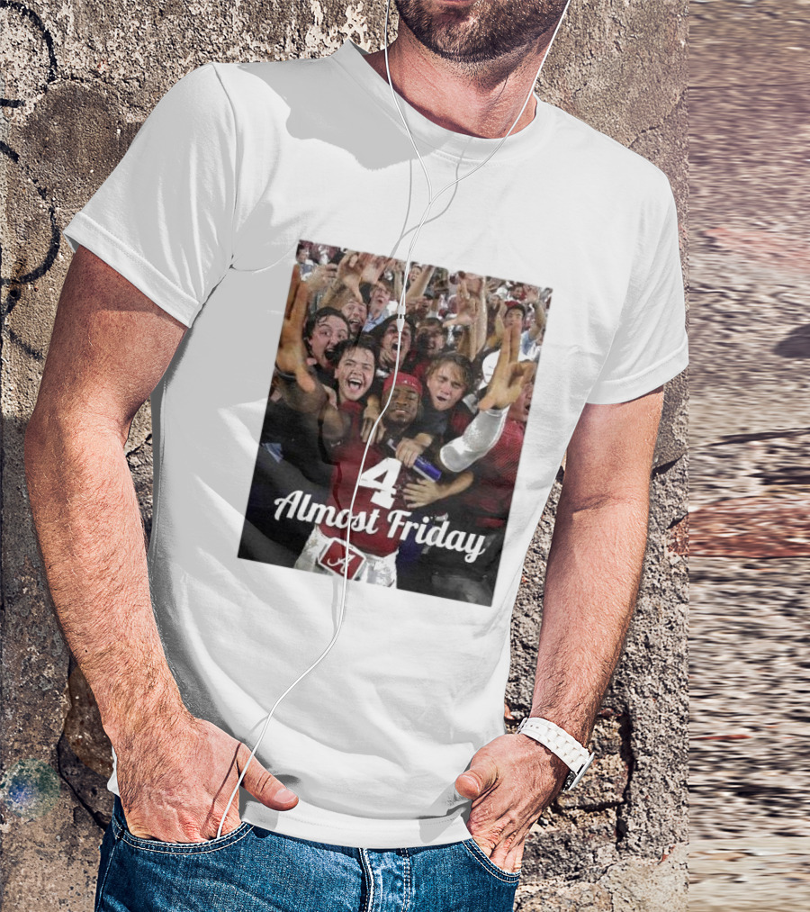 Almost Friday Jalen Milroe Number 4 T-Shirt