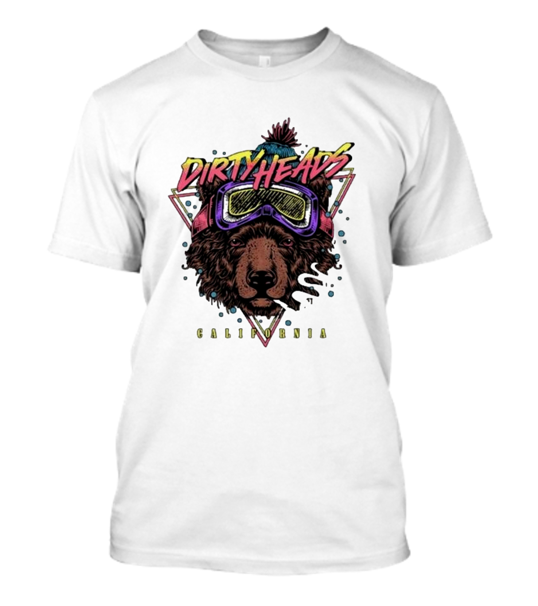 Dirty Heads California Bear With Goggles T-Shirt