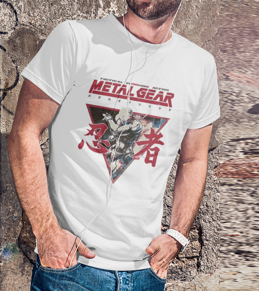 Tactical Espionage Action Metal Gear Solid Ninja Warrior T-Shirt