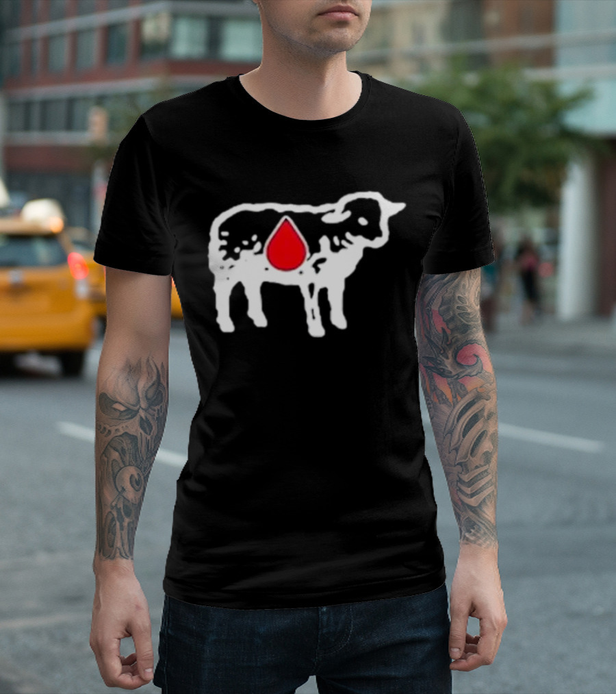 Counterparts Lamb with Red Teardrop T-Shirt