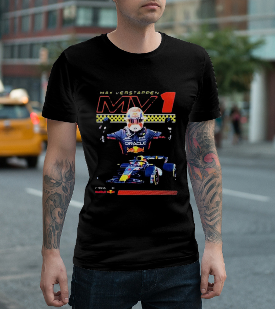 Max Verstappen MV1 Red Bull Racing Oracle Formula 1 T-Shirt