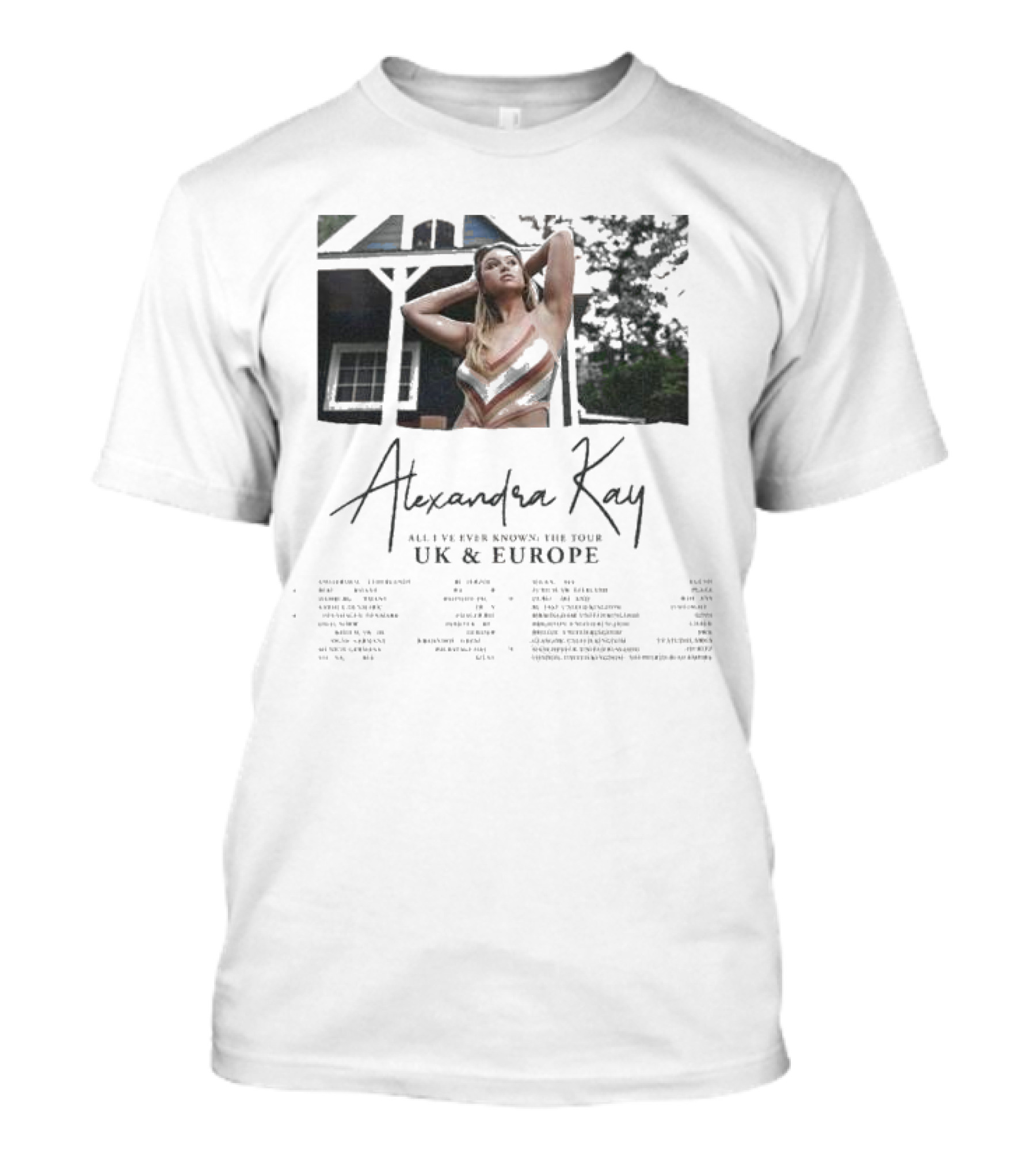 Alexandra Kay All I’ve Ever Known The Tour 2025 UK And Europe Tour Dates T-Shirt