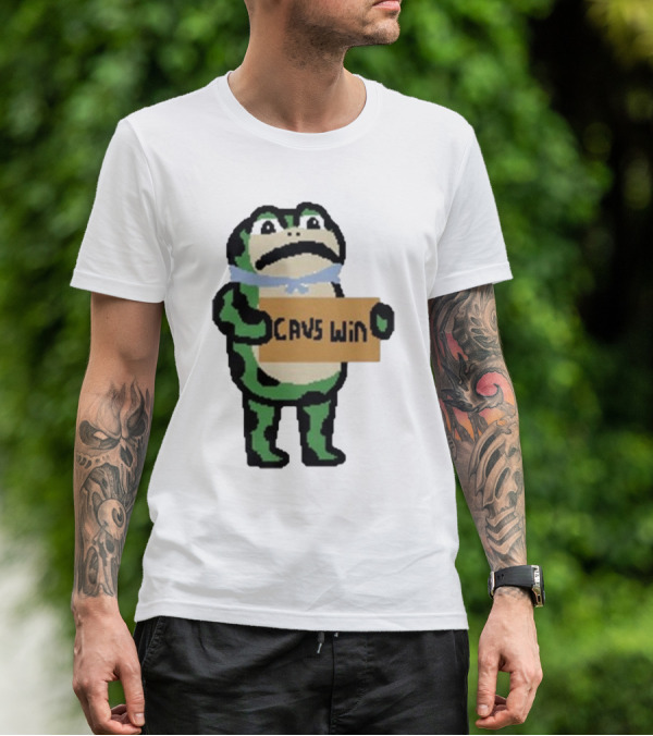 Cavs Win Victory Frog Pixel T-Shirt