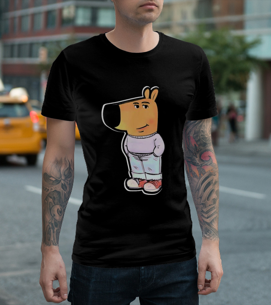 I don't know who this is. My New Character Is a Chill Guy in Relaxed Outfit with Hands in Pockets T-Shirt
