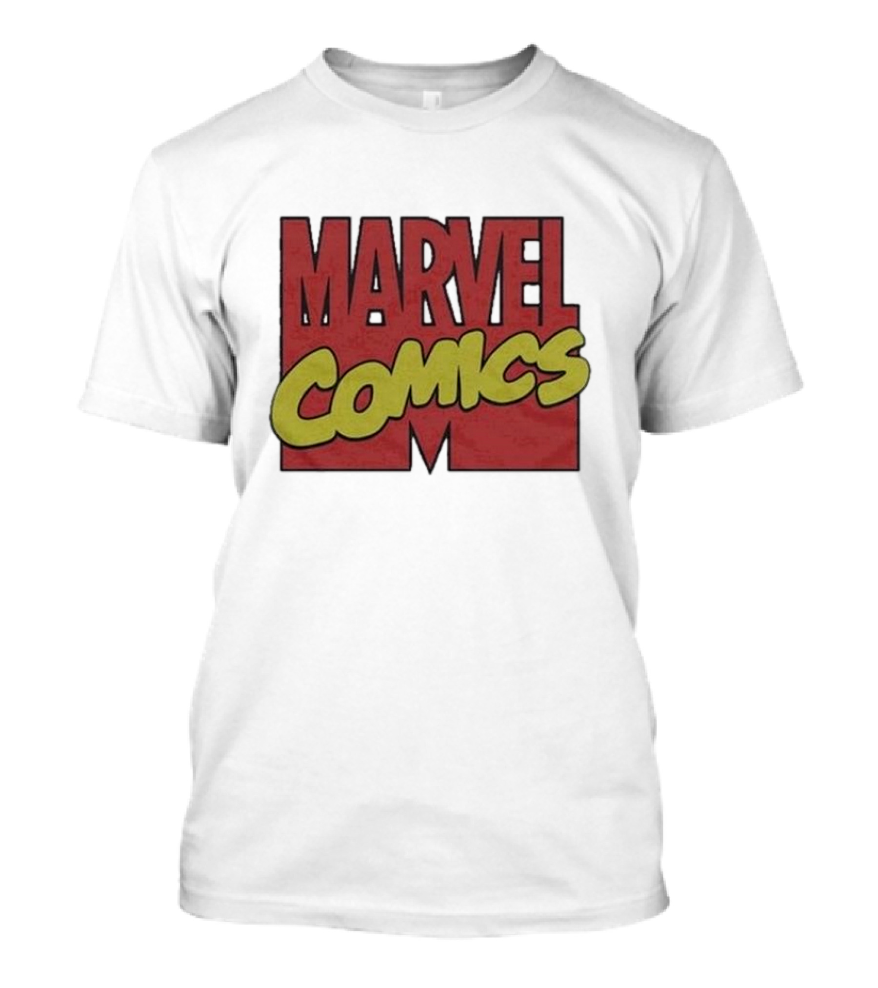 Marvel Comics Retro 1990 Bold Red Yellow T-Shirt
