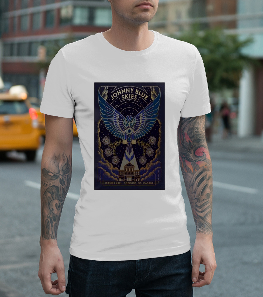 JOHNNY BLUE SKIES MASSEY HALL TORONTO T-Shirt