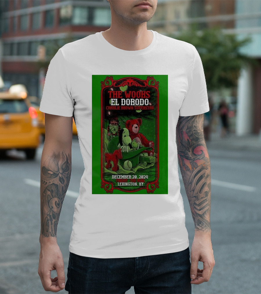 The Wooks El Dobodo Charlie Brown Superstar Lexington KY December 20 2024 Friday the Burl T-Shirt