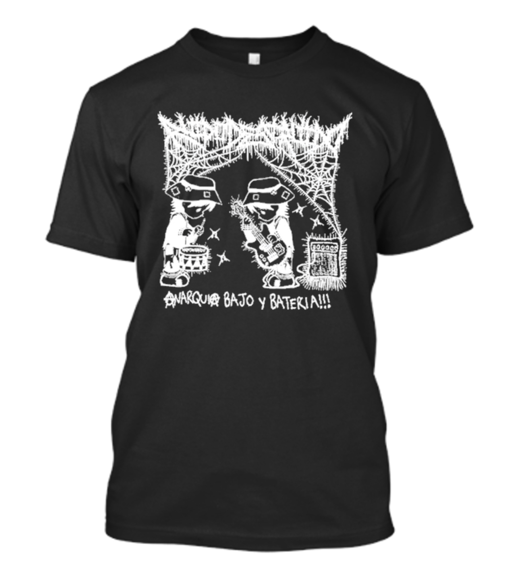 Ruido Destruido Anarquía Bajo Y Bateria Anarquía Bajo Y Batería T-Shirt