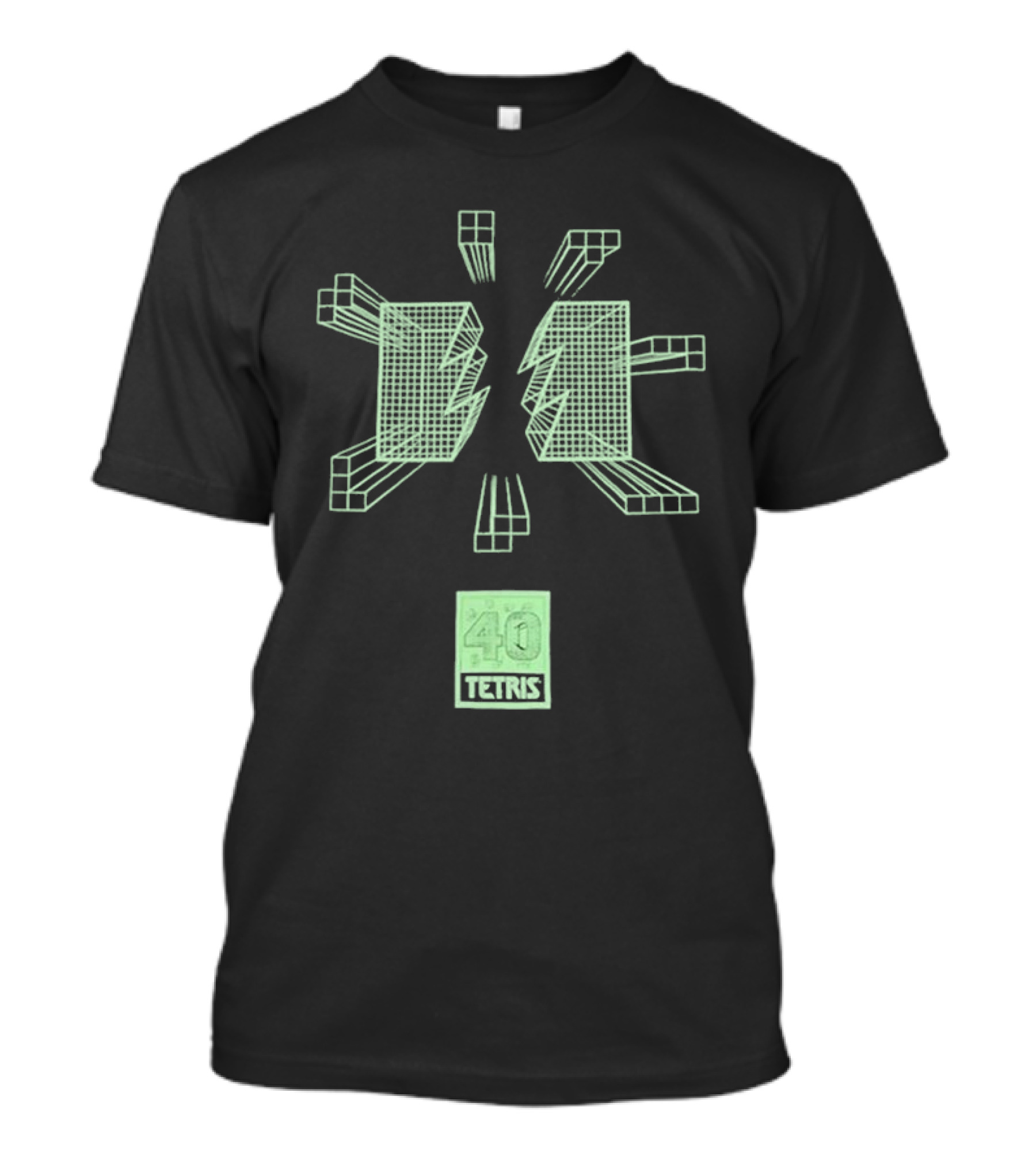 Tetris 40th Anniversary The Hundreds Wildfire Explosive Blocks T-Shirt