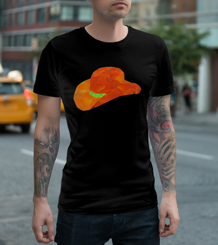Halsey Yallsey Toddler Orange Cowboy Hat T-Shirt