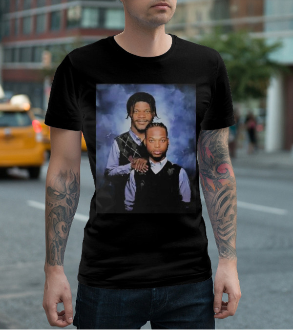 Lamar Jackson And Derrick Henry Step Brothers Movie Parody Baltimore Ravens T-Shirt