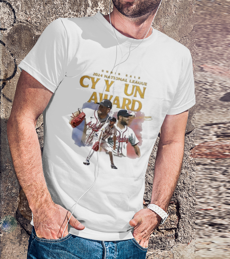 Chris Sale 2024 National League Cy Young Award Atlanta Baseball Pitcher T-Shirt