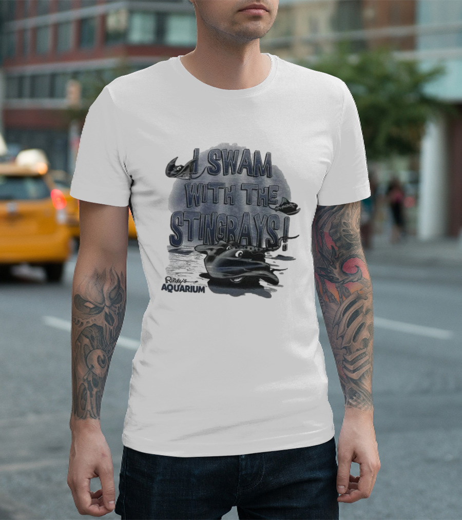 Ripley’s Aquarium I Swam with the Stingrays Myrtle Beach T-Shirt