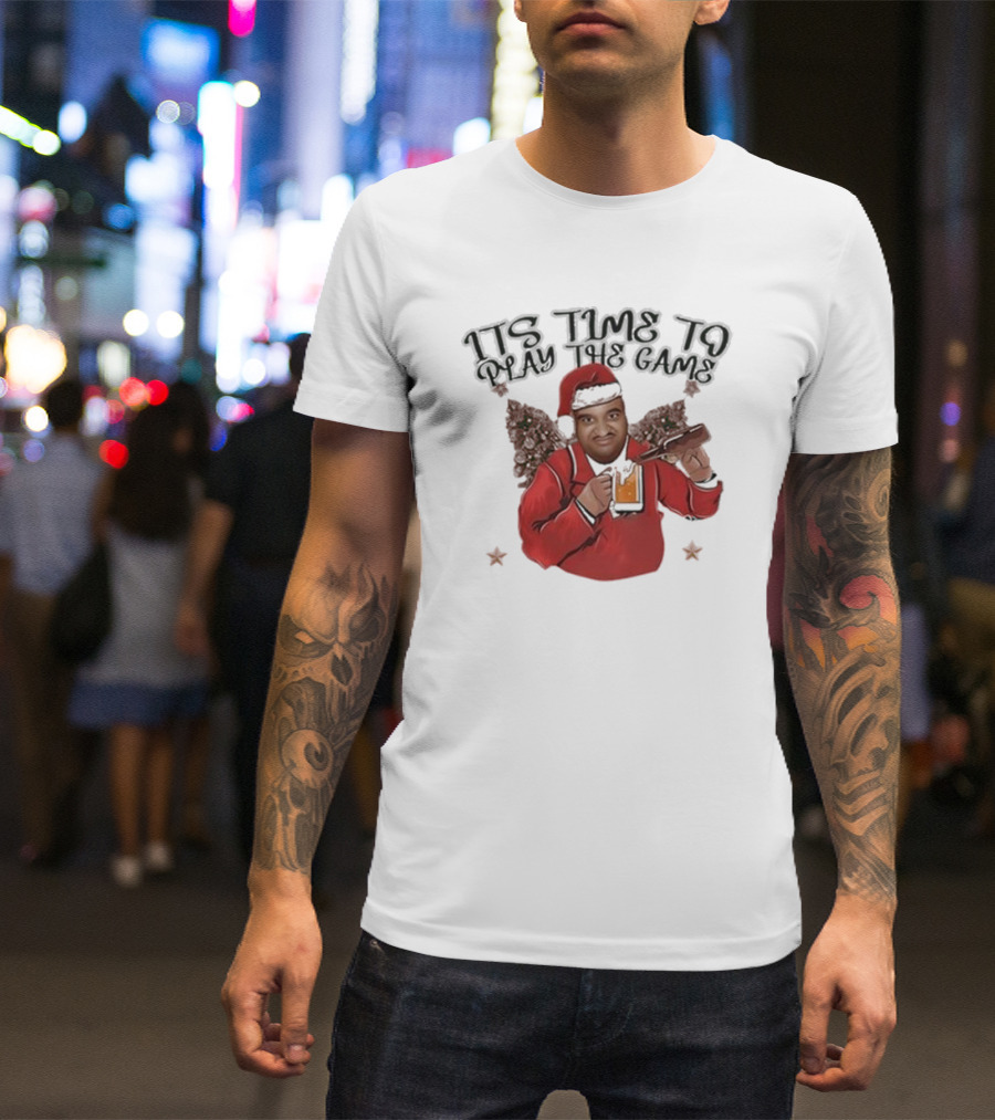 ITS TIME TO PLAY THE GAME SANTA BEER CHRISTMAS T-Shirt