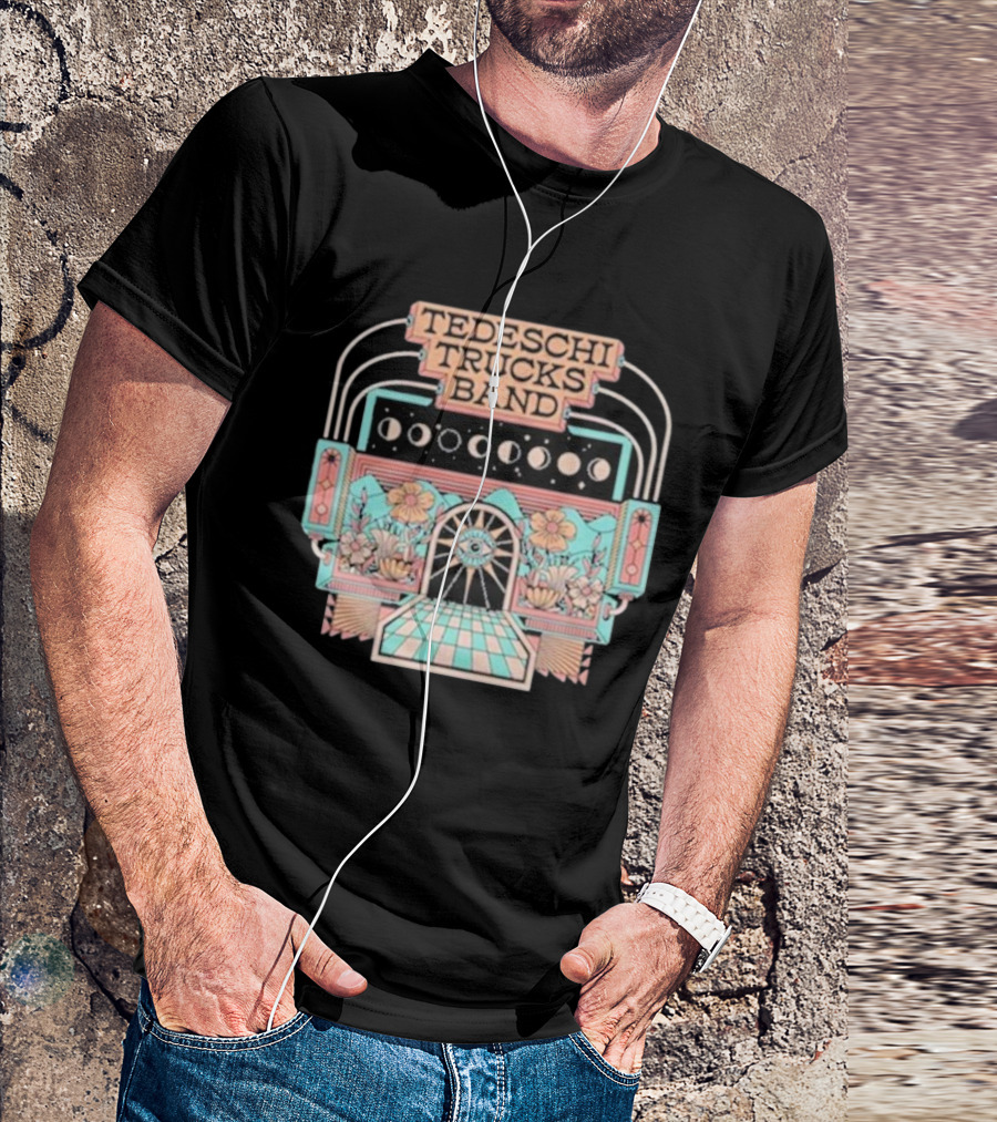 Tedeschi Trucks Band Moon Phases Floral Doorway T-Shirt