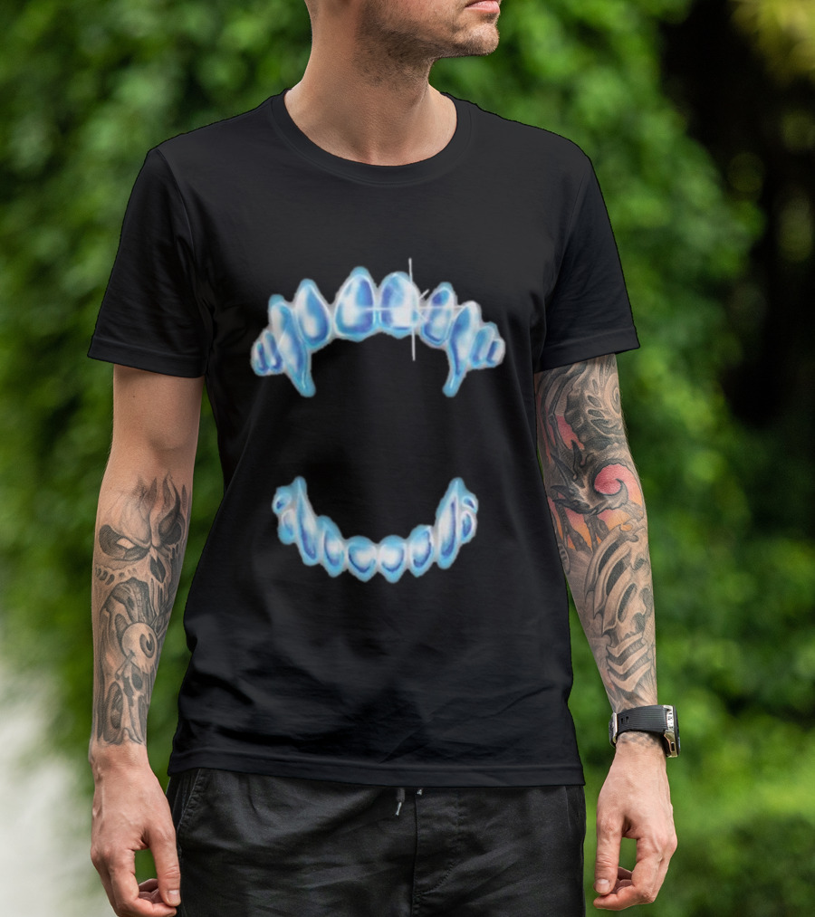 Dom Dolla Cave Fangs Blue Ice Grillz T-Shirt