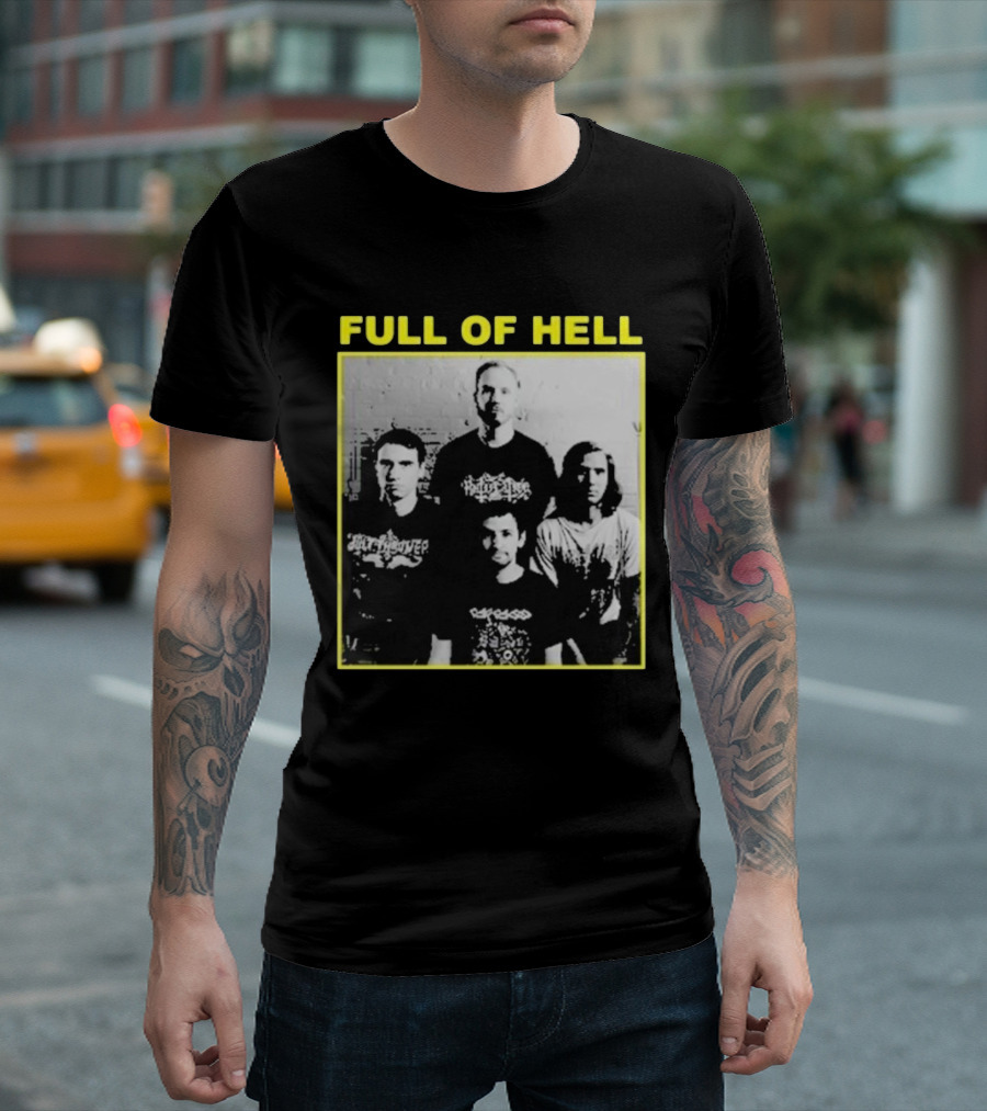 FULL OF HELL You Suck You Know It You Can’t Face Up It’s Over Band Photo T-Shirt