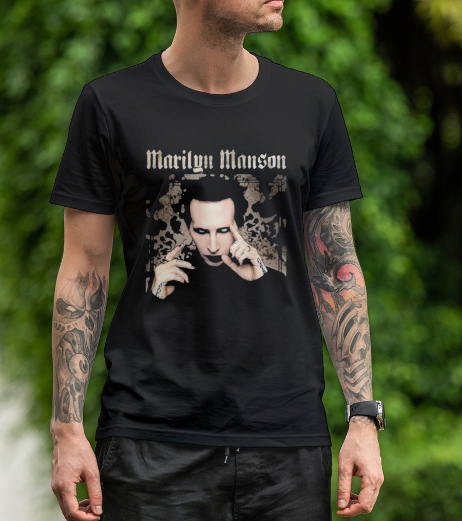 Marilyn Manson Pointing Fingers Gothic T-Shirt