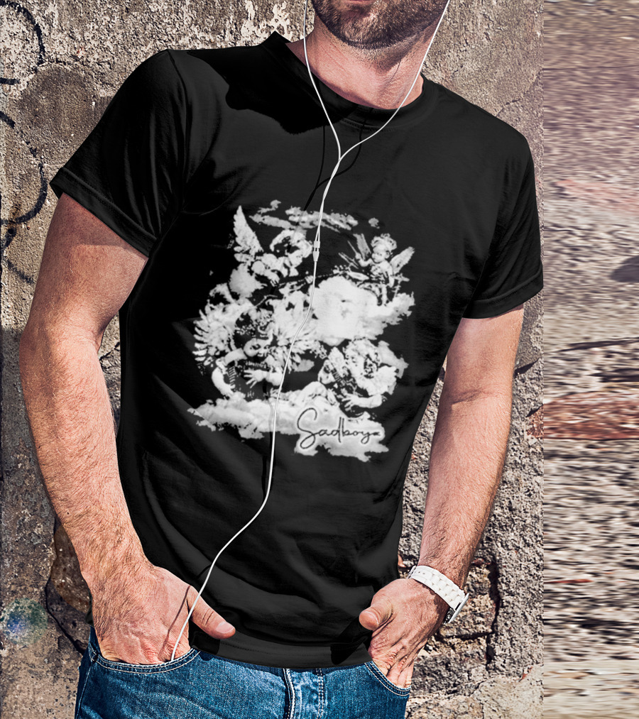 Sadboyz Cherub Angels Playing Instruments T-Shirt