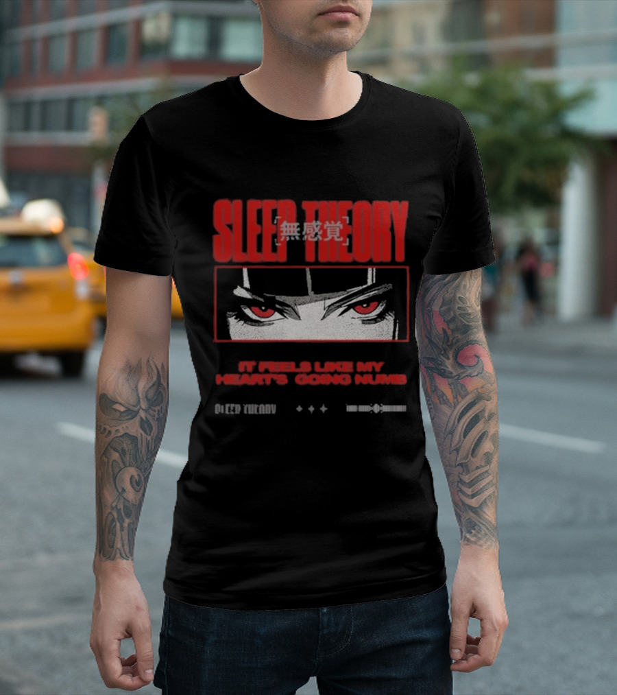 Sleep Theory 無感覚 It Feels Like My Heart’s Going Numb Anime 2024 World Tour T-Shirt