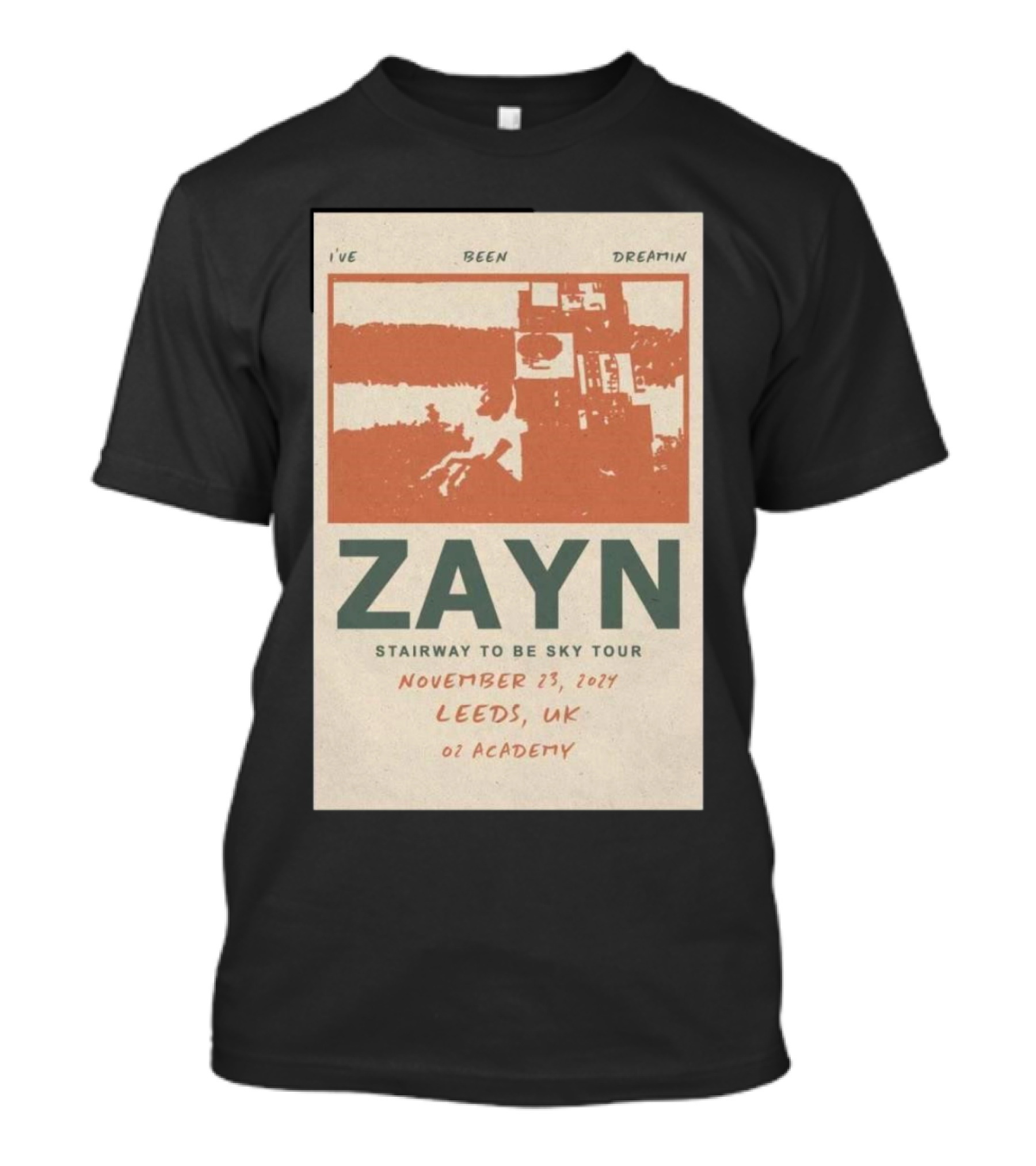 Zayn Stairway To Be Sky Tour Leeds UK November 23 2024 O2 Academy T-Shirt