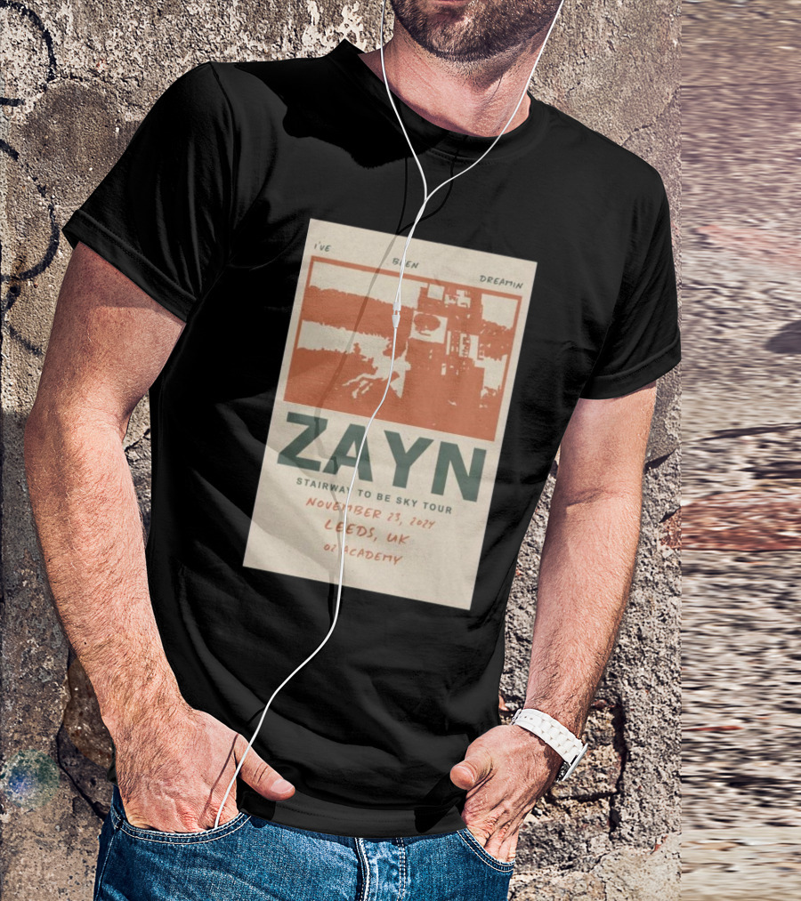 Zayn Stairway To Be Sky Tour Leeds UK November 23 2024 O2 Academy T-Shirt