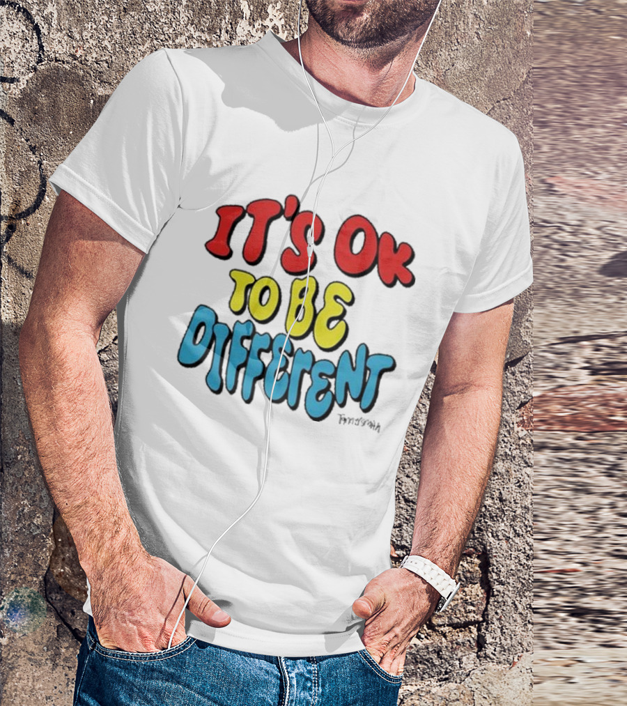 It’s Ok To Be Different By Finnysmth T-Shirt
