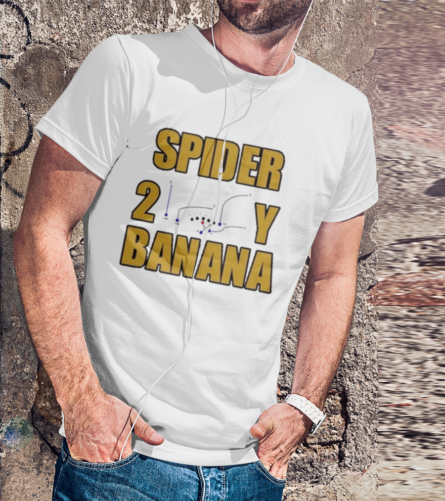 Jon Gruden Spider 2 Y Banana Football Play Diagram T-Shirt