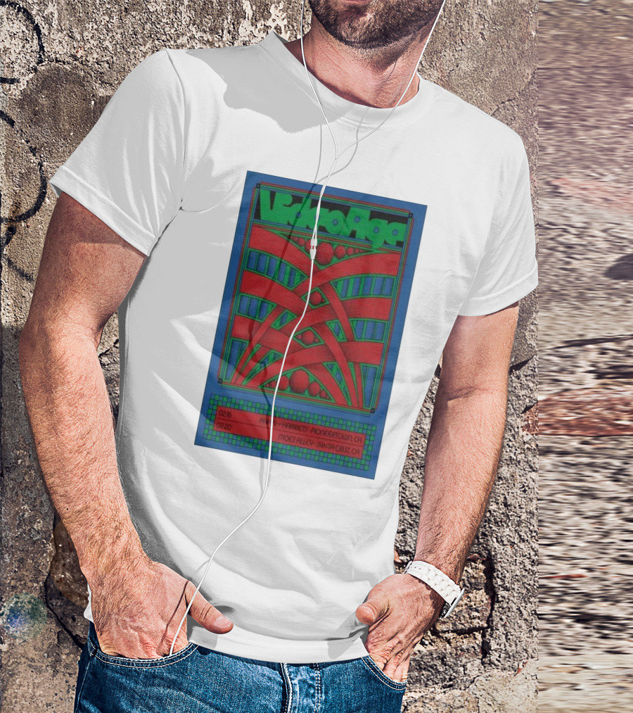 Video Age Pappy Harriets Pioneertown And Moe's Alley Santa Cruz Feb 16 And 20 2025 T-Shirt