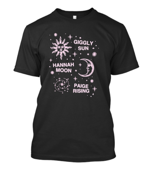 Giggly Sun Hannah Moon Paige Rising T-Shirt