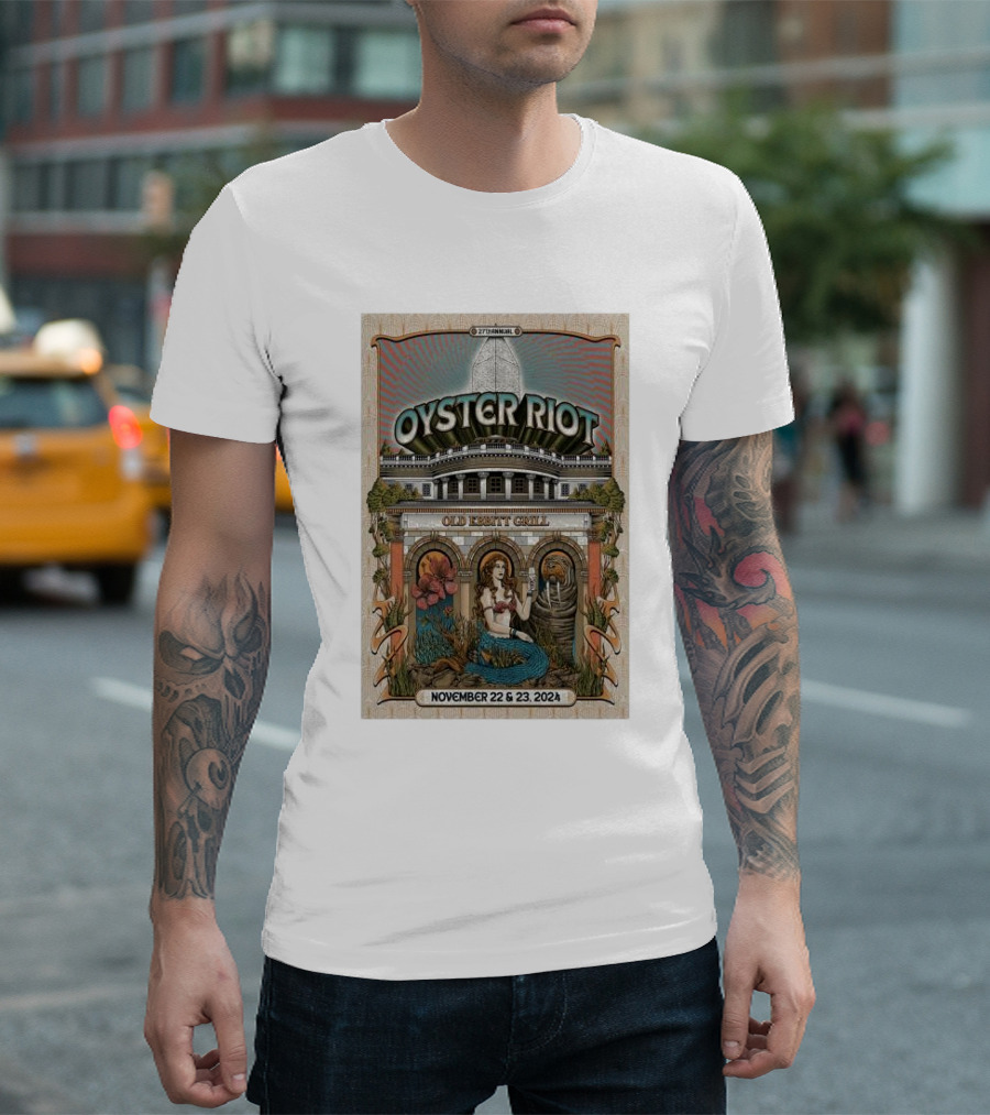 27th Annual Oyster Riot Old Ebbitt Grill November 22-23 2024 Washington DC T-Shirt
