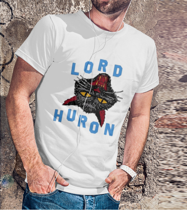 LORD HURON Upside Down Cat T-Shirt