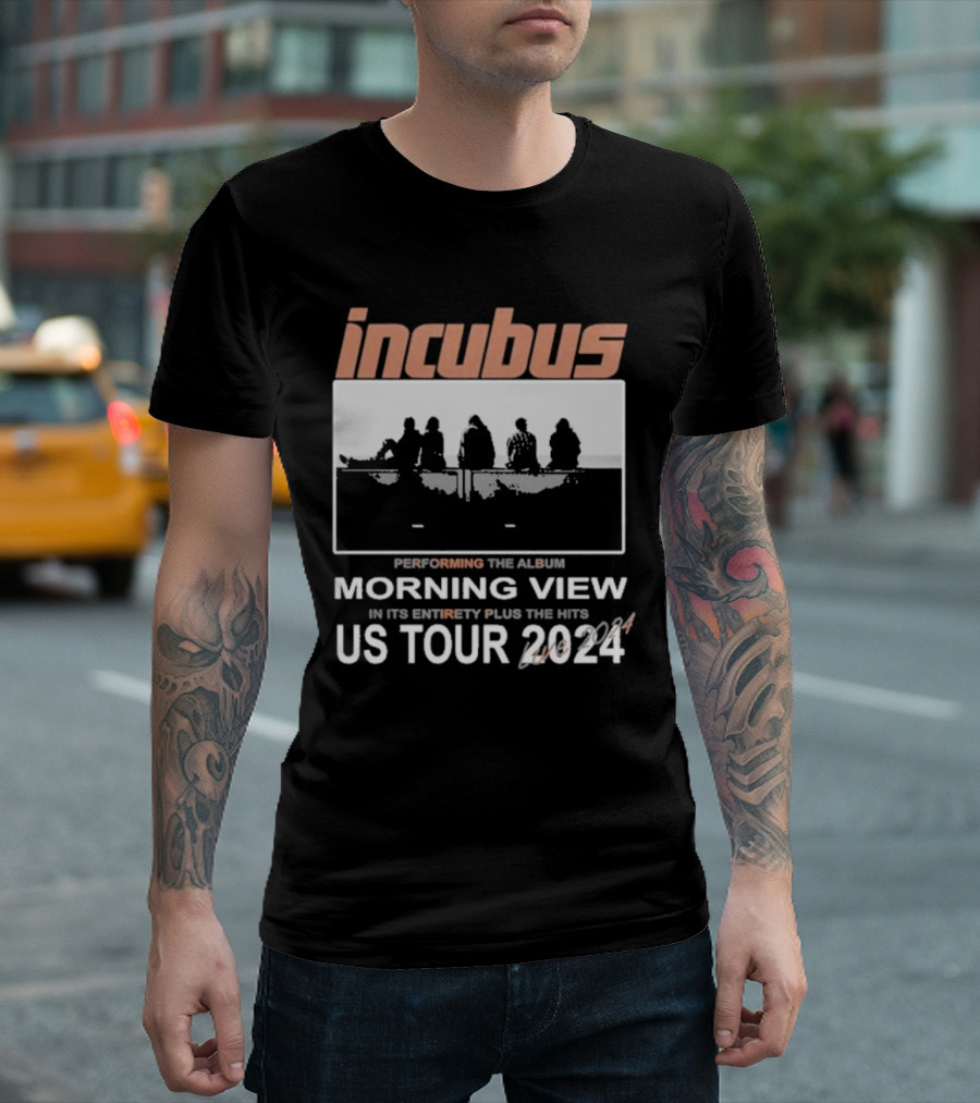 Incubus Performing Morning View Album In Its Entirety Plus the Hits US Tour T-Shirt