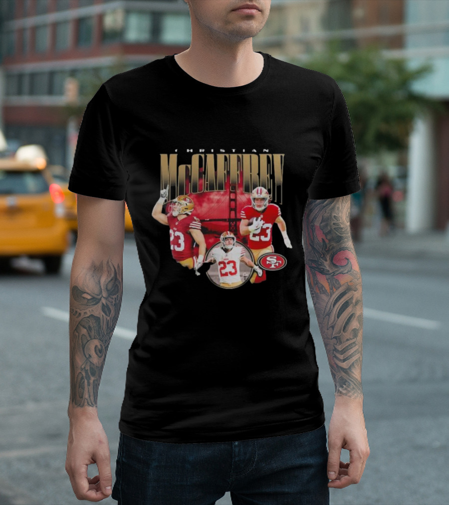 Christian McCaffrey San Francisco 49ers Iconic Performance 23 T-Shirt