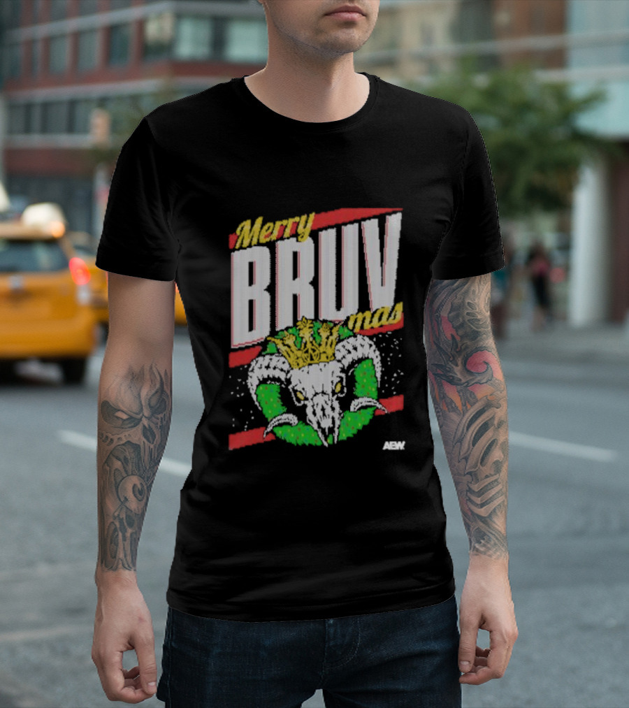 Will Ospreay Merry BRUVmas AEW Holiday Ugly Christmas T-Shirt