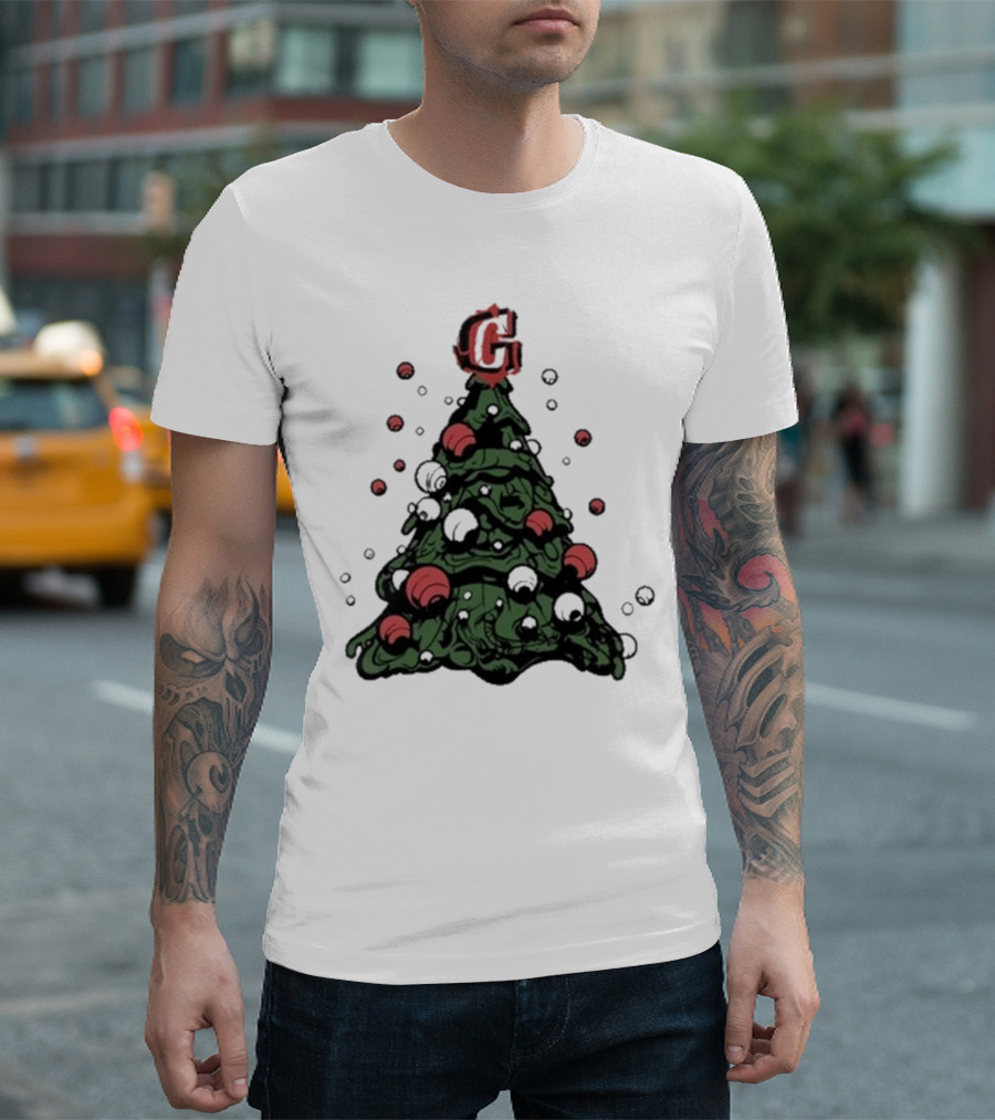 Santa Tree Graffiti Christmas Tree G T-Shirt