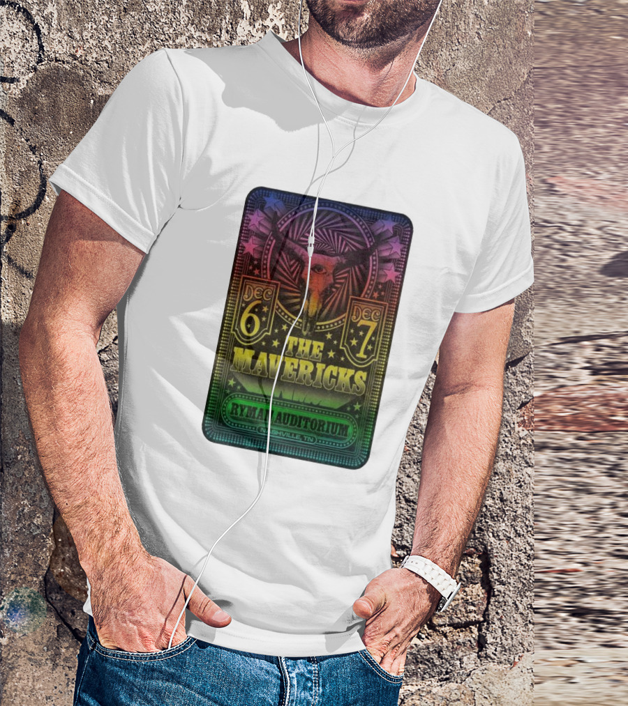 The Mavericks December 6-7 2024 Ryman Auditorium Nashville TN T-Shirt