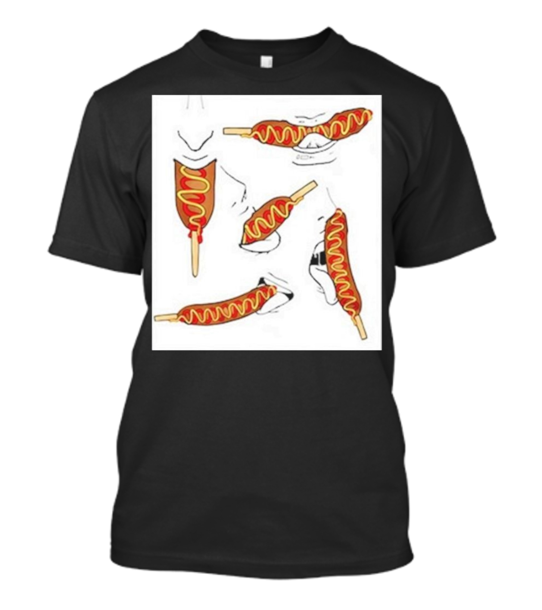 Buboosenchan Corn Dog Eating Sequence T-Shirt