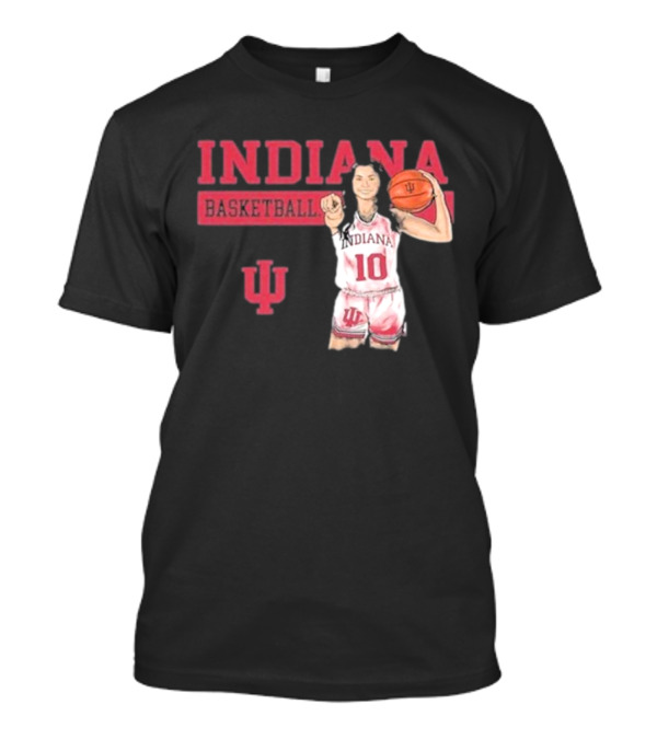 Indiana Basketball Vintage Sport Grey T-Shirt