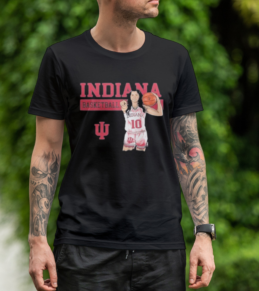 Indiana Basketball Vintage Sport Grey T-Shirt
