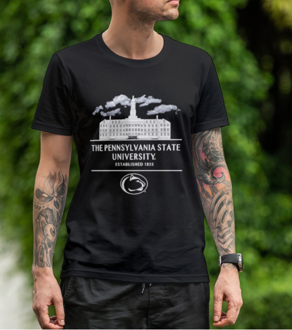 Penn State Nittany Lions The Pennsylvania State University Established 1855 Iconic Campus Nights T-Shirt
