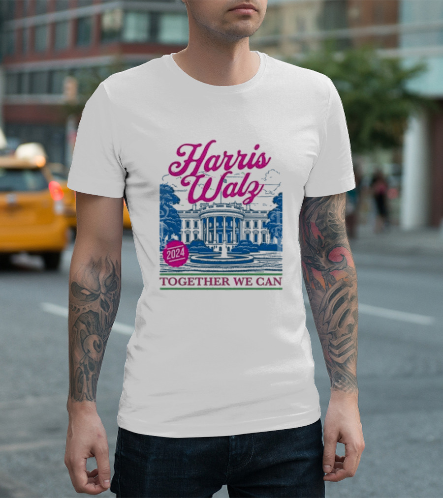 Harris Walz 2024 Together We Can T-Shirt