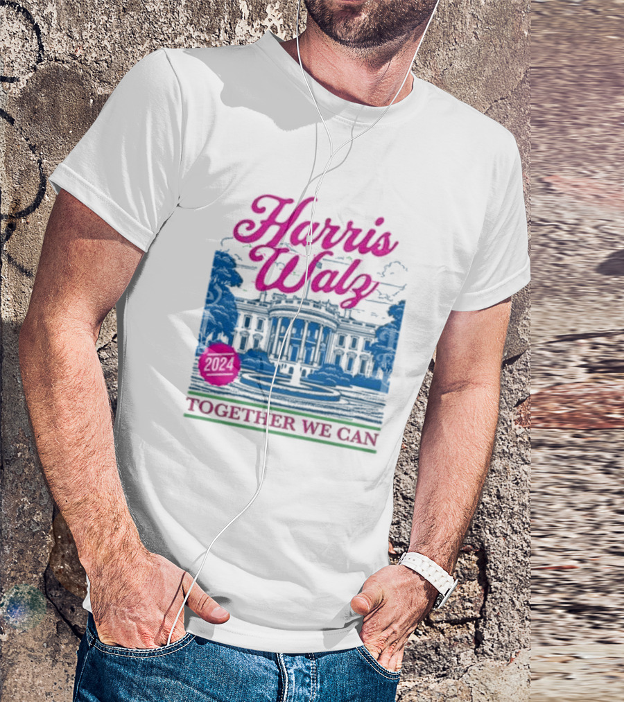 Harris Walz 2024 Together We Can T-Shirt