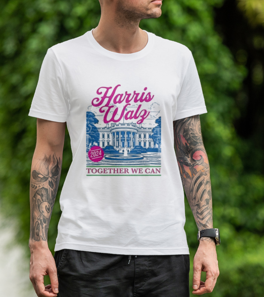 Harris Walz 2024 Together We Can T-Shirt