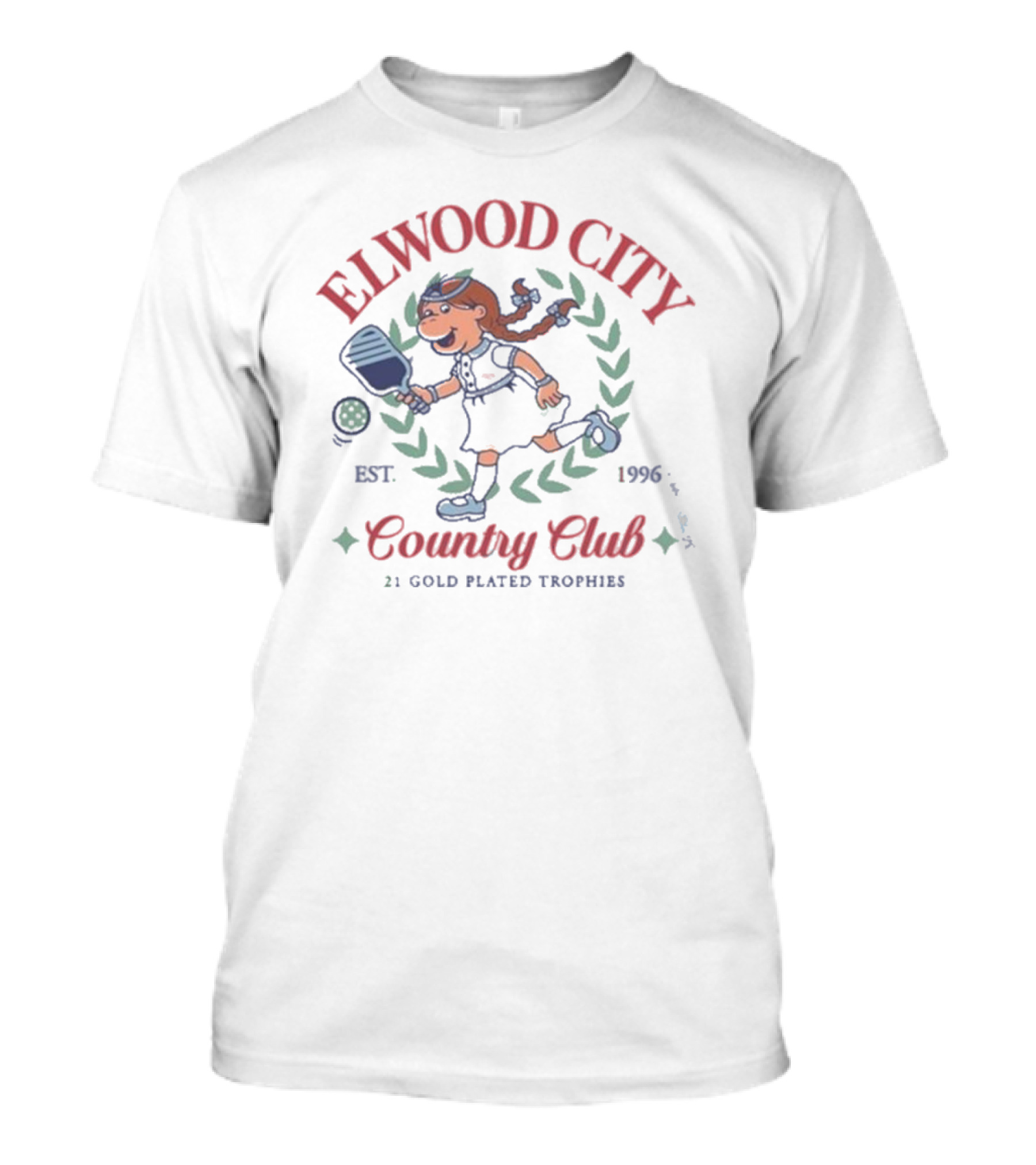 Retrokid X Arthur Elwood City Country Club Est. 1996 21 Gold Plated Trophies T-Shirt