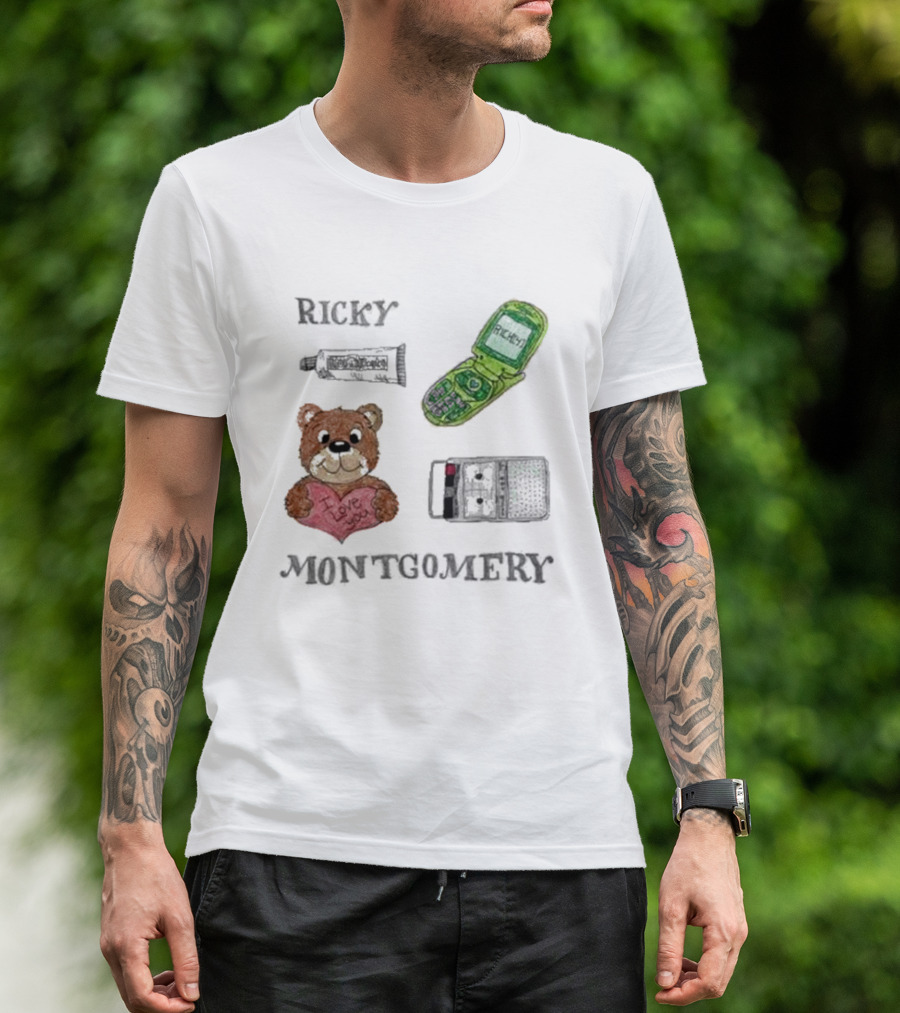 Ricky Montgomery Love Bear Phone And Paint Tube T-Shirt